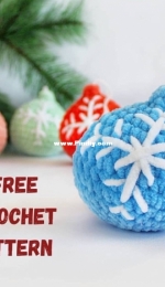 AmiCroShop - Christmas ornament bauble - Free