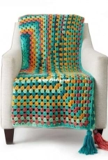 The Crochet Crowd - Michael Sellick - Granny Rectangle Crochet Afghan -  Free