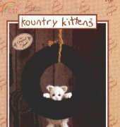 Annies Attic 2767 Kountry Kittens - Swingin Kitty