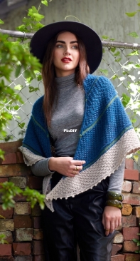 Pointillé Shawl by Rachel Brockman-Free