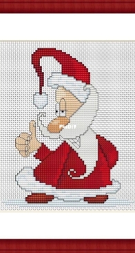 Stitch Designs - Santa (2) by Larisa Slobodyanik - Free