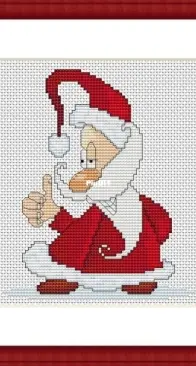 Stitch Designs - Santa (2) by Larisa Slobodyanik - Free