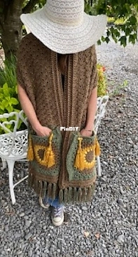 Kathy Lutz Designs - Kathy Lutz - Sunflower Pocket Shawl