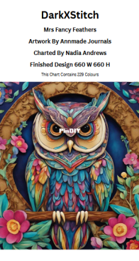 DarkXStitch - Mrs. Fancy Feathers - Free