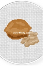 Daily Cross Stitch - Walnut