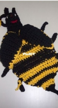 Craft Andy - Bumble Bee Potholder - Free