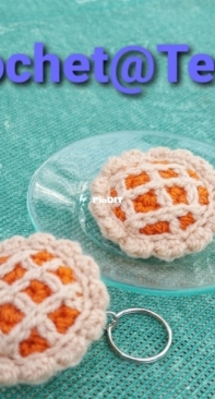 Crochet at Teris - Teri Hamilton - Pumpkin Pie Keychain - Free