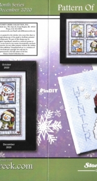 Stoney Creek Pattern Of The Month Series PM1904 Seasonal Snowmen - Winter Snowmen - November 2020 - 4 of 4
