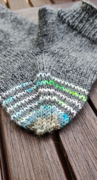 Striped Heels Socks by Dorothea Schaefer -English, German-Free