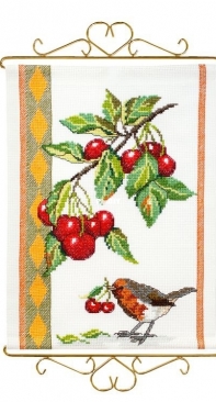 Ateljé Margaretha 1819 - Birds and Fruits Bellpull - Idena PCS
