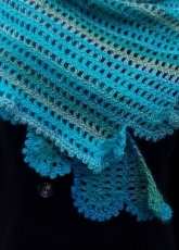 Blue shawl