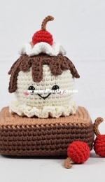 Yarn Blossom Boutique - Melissa Bradley - Brownie Sundae - Free