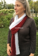 Sawtooth Suri Scarf by Kristine Steele Hughes-Free