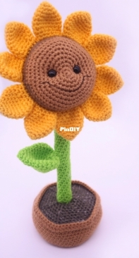 Stringy Ding Ding - Olive - Sunflower Amigurumi - Free