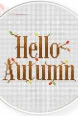 Daily Cross Stitch - Happy Autumn