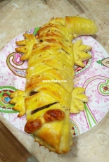 Pie with meat