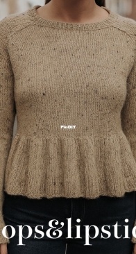 Sindra Tweed Jumper by Aurora Amandine - Free