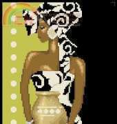 Lanarte 35136  PN-0008319 African Lady with Vase XSD