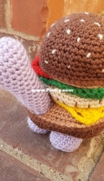 Hooks and Stitches - Deiarecia Washington - Nico the Turtle Slider - Hamburger Turtle - Free