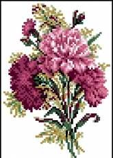 Zolotoe runo B-010 Buttonhole with carnation xsd + pcs