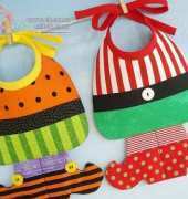 Precious Pattern-  Witch and Elf Bibs E-pattern Witch and Elf B