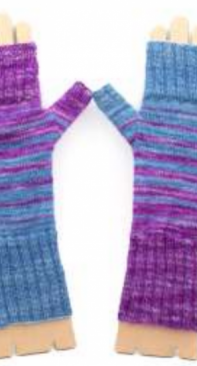 Mirror Image Fingerless Mitts by Joy McMillan - The Knitting Goddess