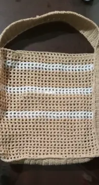Crochet bag and toiletry bag
