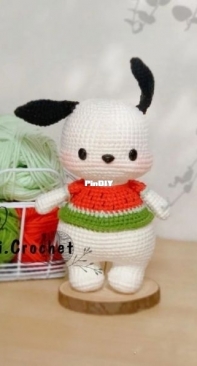 Tokki Crochet - Yeom Dong-yeon - Pochacco Watermelon Dog - English