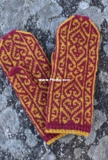Abendland Mittens by Lanja Sámsdóttir-Free