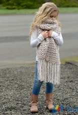 The Velvet Acorn - Heidi May - Silyer Scarf - Free
