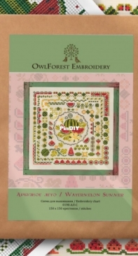 OwlForest Embroidery - Berry Summer Series - Watermelon Summer XSD + PCS