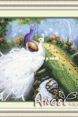 Angel Cross Stitch - Peacocks