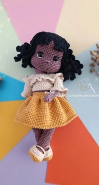 Dünyanın Amigurumisi - Bilgenur Çamtosun - Liana Doll- Turkish