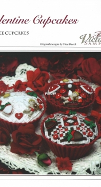The Victoria Sampler - 158 - Valentine Cupcakes  - Three Cupcakes
