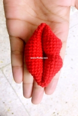 A red lip