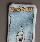 Greek Village - Bookmark by Michaell Powell