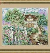Birches and Fence from Stoney Creek Book 130