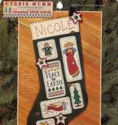 Dimensions 8512 - Peace on Earth Christmas Stocking
