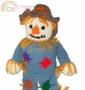 Crochet Village - Donna Harelik  - CV003 Scarecrow TP Topper
