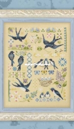 OwlForest Embroidery 47 - Swallows XSD