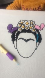 Punch Needle - Frida