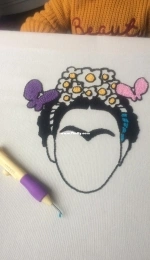 Punch Needle - Frida