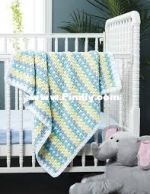 Mary Maxim - 97735N - Side to Side Blanket - Free