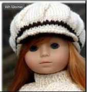 Debonair Designs - Newsboy - Cap for Dolls