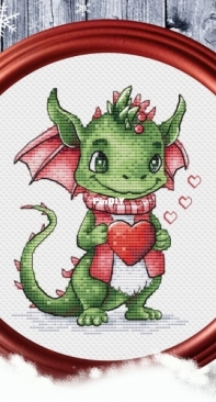 Christmas Dragon 6 by Vitaliya Mishchuk