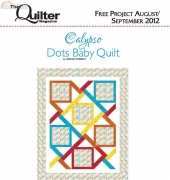 Megan OBrien-Calypso Dots Baby Quilt-Free Pattern