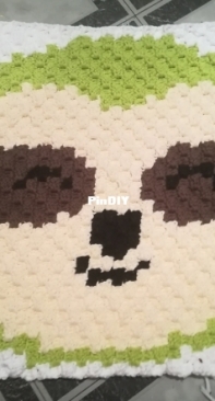 C2C Sloth pillow