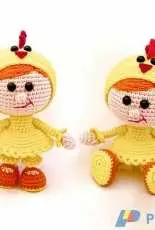 Little Owls Hut -Galina Stelmakhova -116 Doll in a chicken outfit