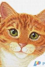 Stitching Rabbit Design - Red Cat by Maria Semenova