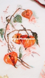 "Physalis" embroidery